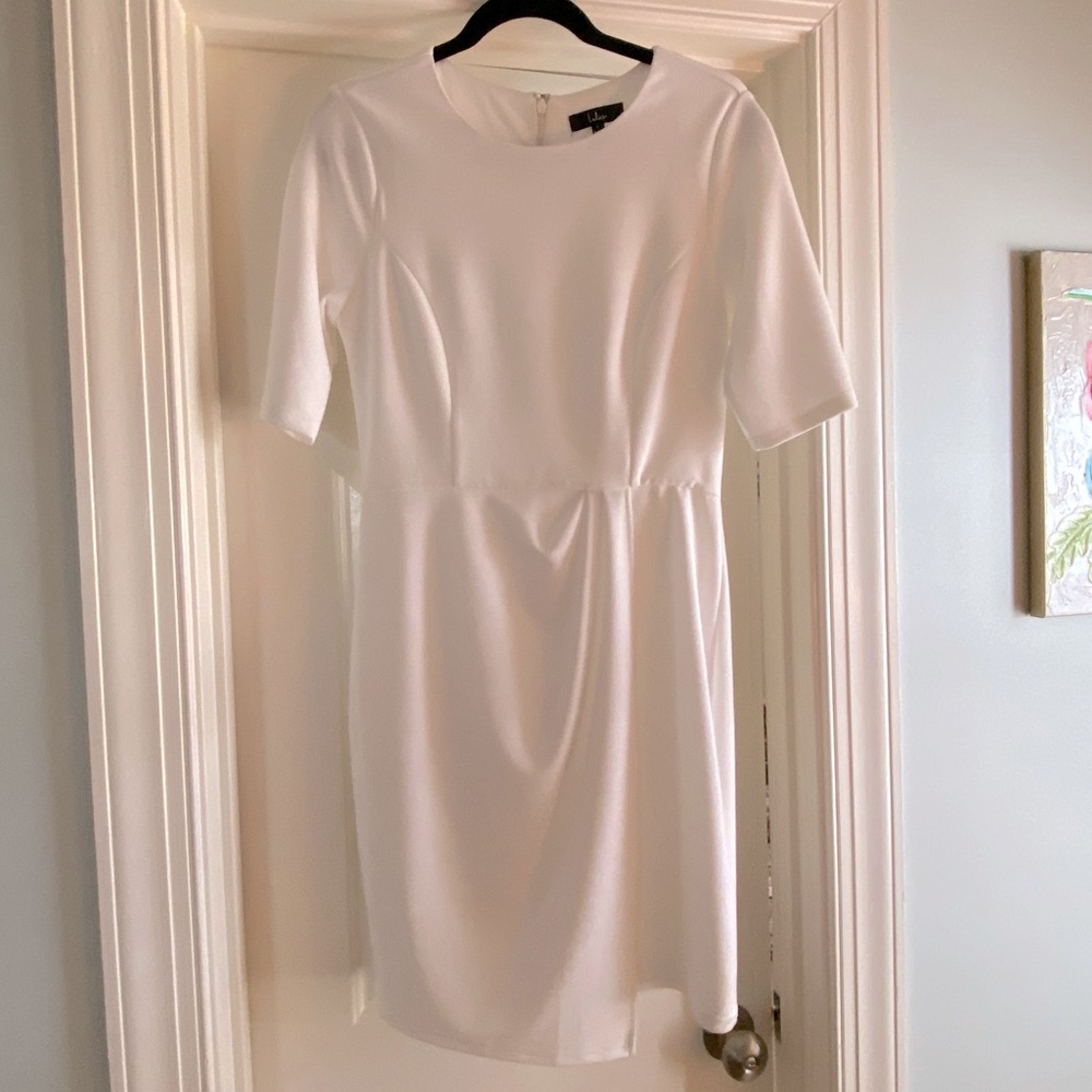 Lulu's Elegant White Dress